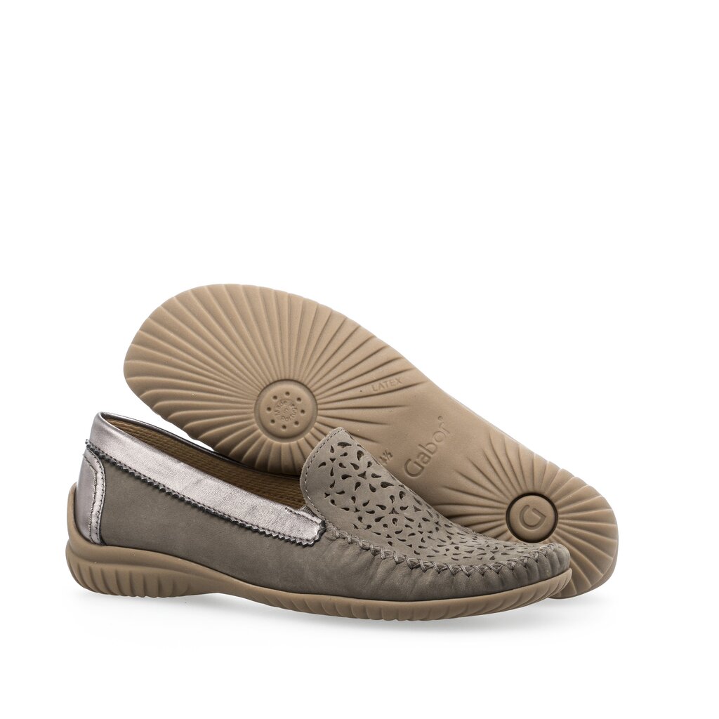 Gabor comfort Mokassin grau