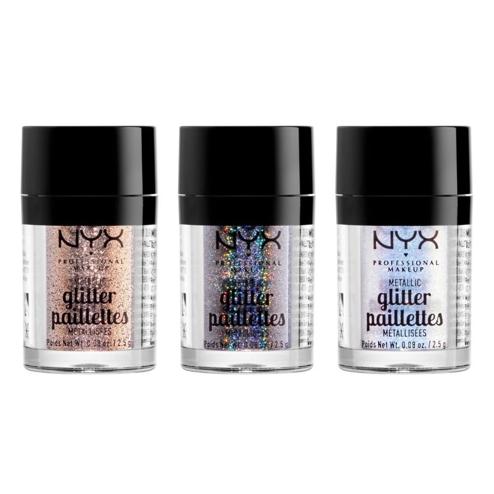 NYX Professional Makeup Metallic Glitter Pailettes métalliques