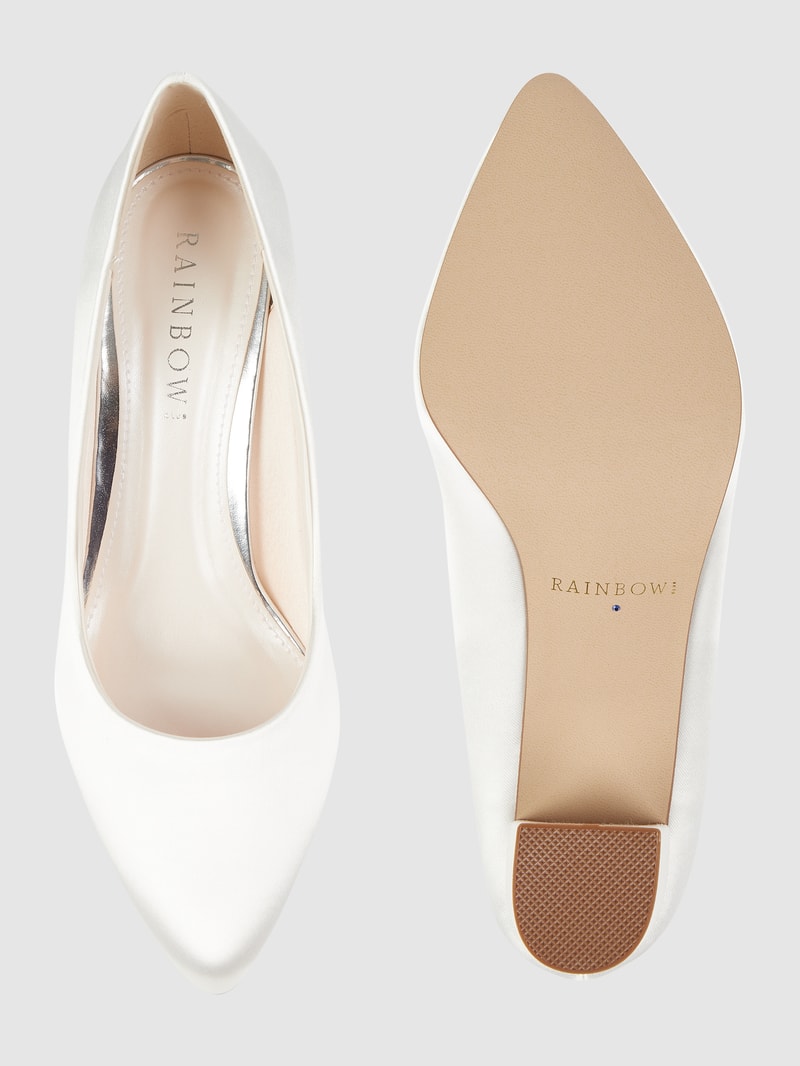 Brautschuhe aus Satin Modell 'Debora' in offwhite