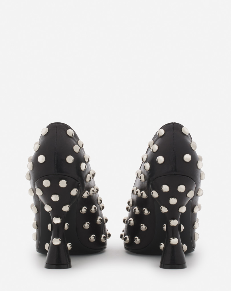 ESCARPINS MUSE EN CUIR AVEC STUDS