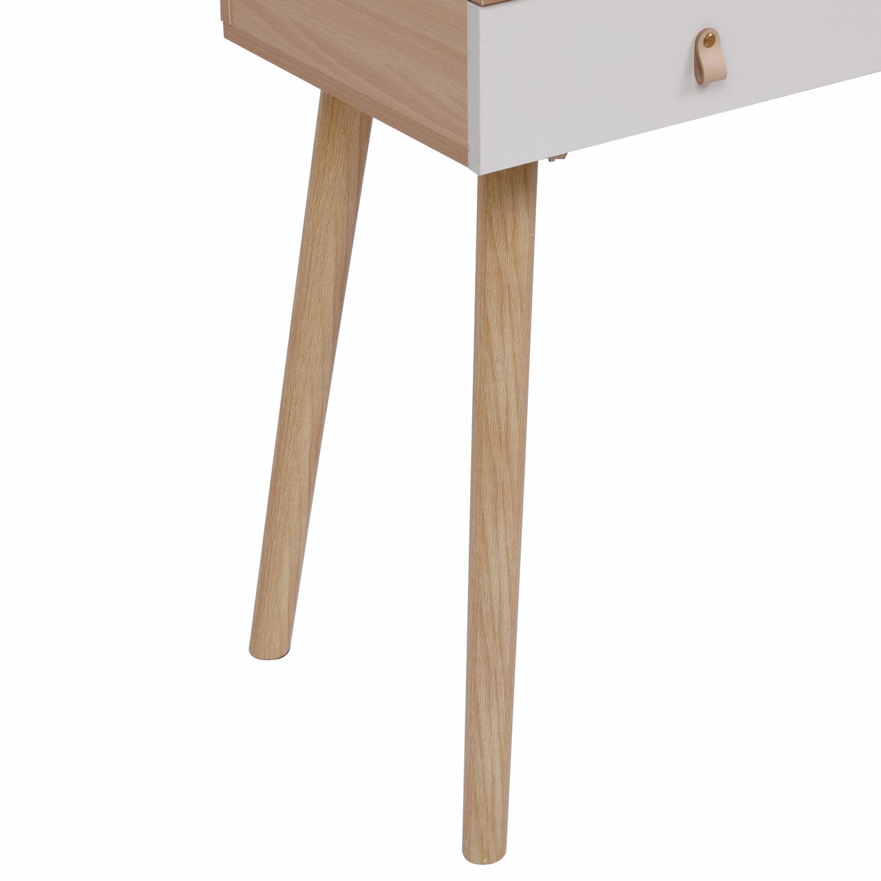 Happy Home Happy Home Schminktisch mit Spiegel, 2 Schubladen & Ablage HDT03-HOL Holz
