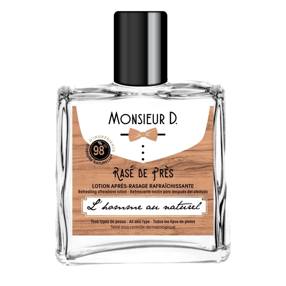 monsieur d RASE DE PRES L'HOMME AU NATUREL APRES RASAGE