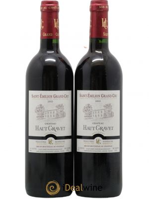 Saint-Émilion Grand Cru Haut Gravet 2003 - Lot de 2 Bouteilles