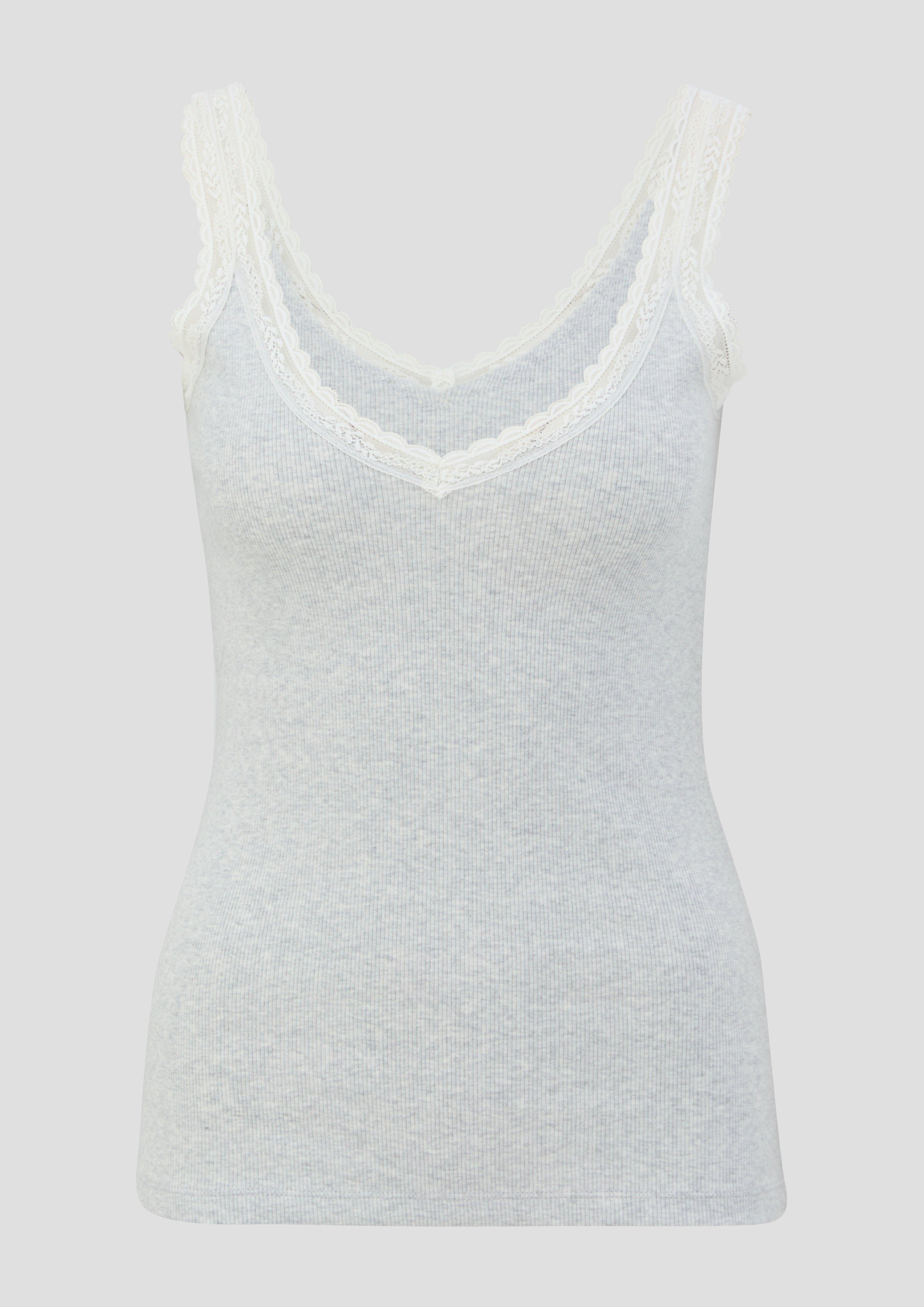 Pyjama-Tank Top mit Spitzen-Detail  6008741-95B2