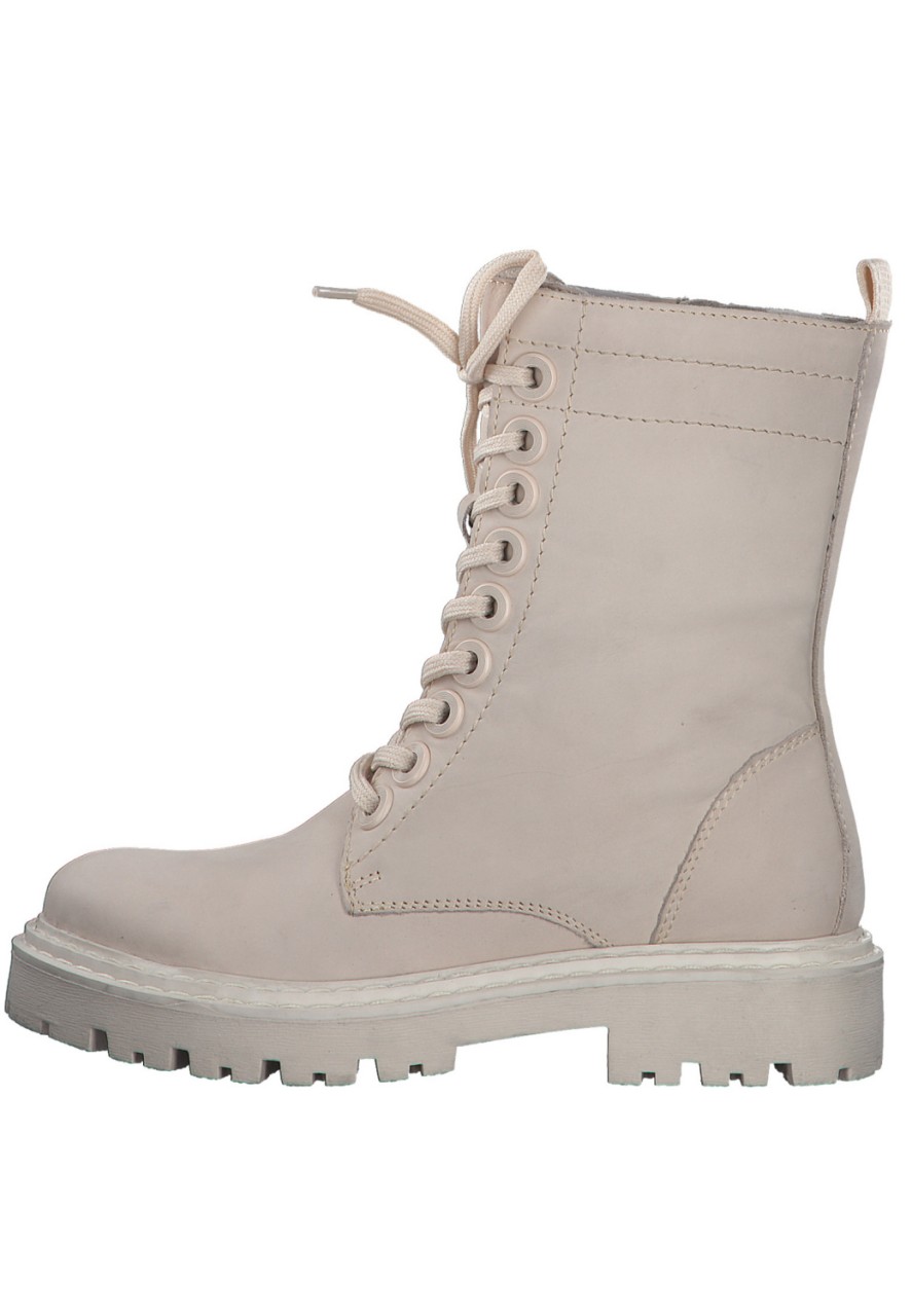 MARCO TOZZI Stiefeletten beige Schnürboots
