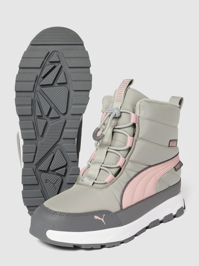 Stiefel mit Label-Detail Modell 'Evolve' in hellgrau