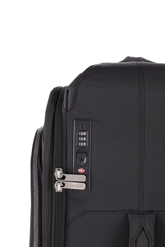 Travelite PRIIMA Kabinengepäck S mit 4 Rollen - Schwarz