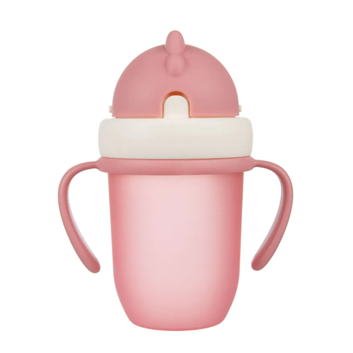 Canpol Babykop med foldbart silikonesugerør, matte pasteller