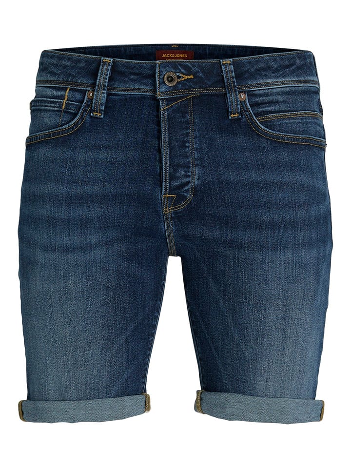 Jack & Jones Jeans-Shorts in Dunkelblau günstig kaufen