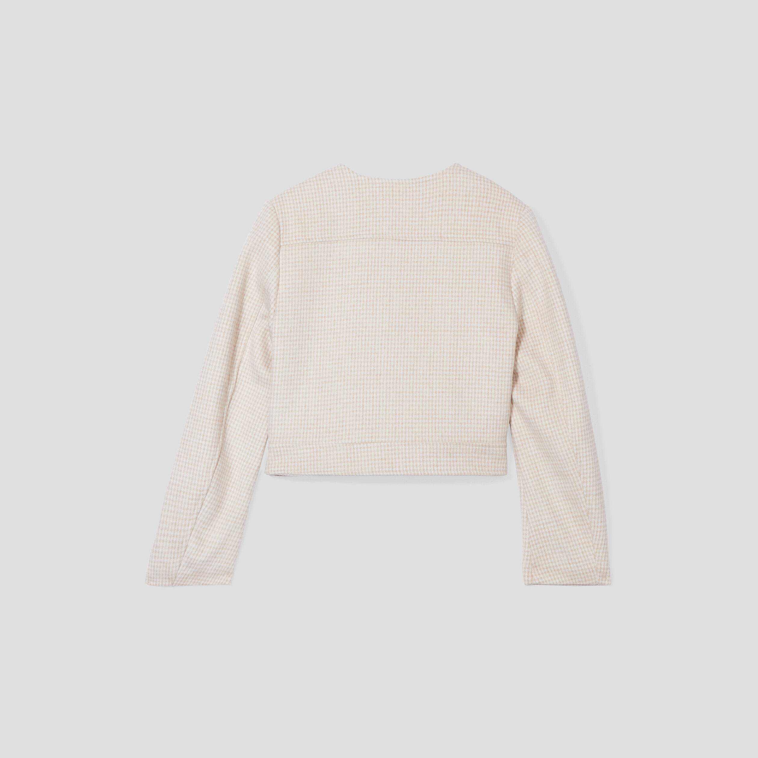Veste zippée droite col rond multicolore femme | Cache Cache