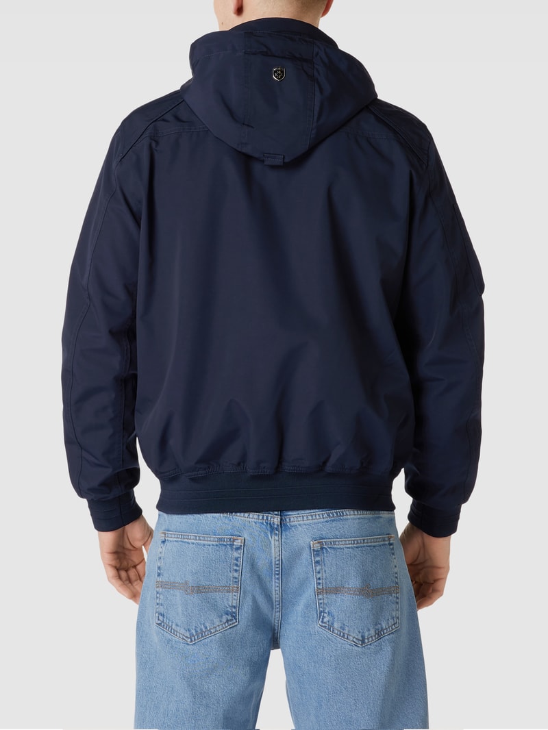 Funktionsjacke mit Kapuze Modell 'CICERO' in marineblau