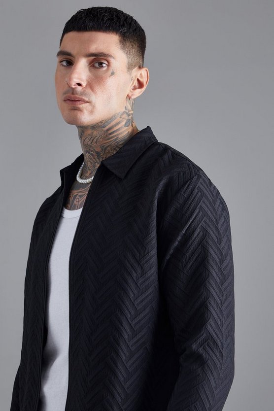 Smartes Overshirt mit Reißverschluss