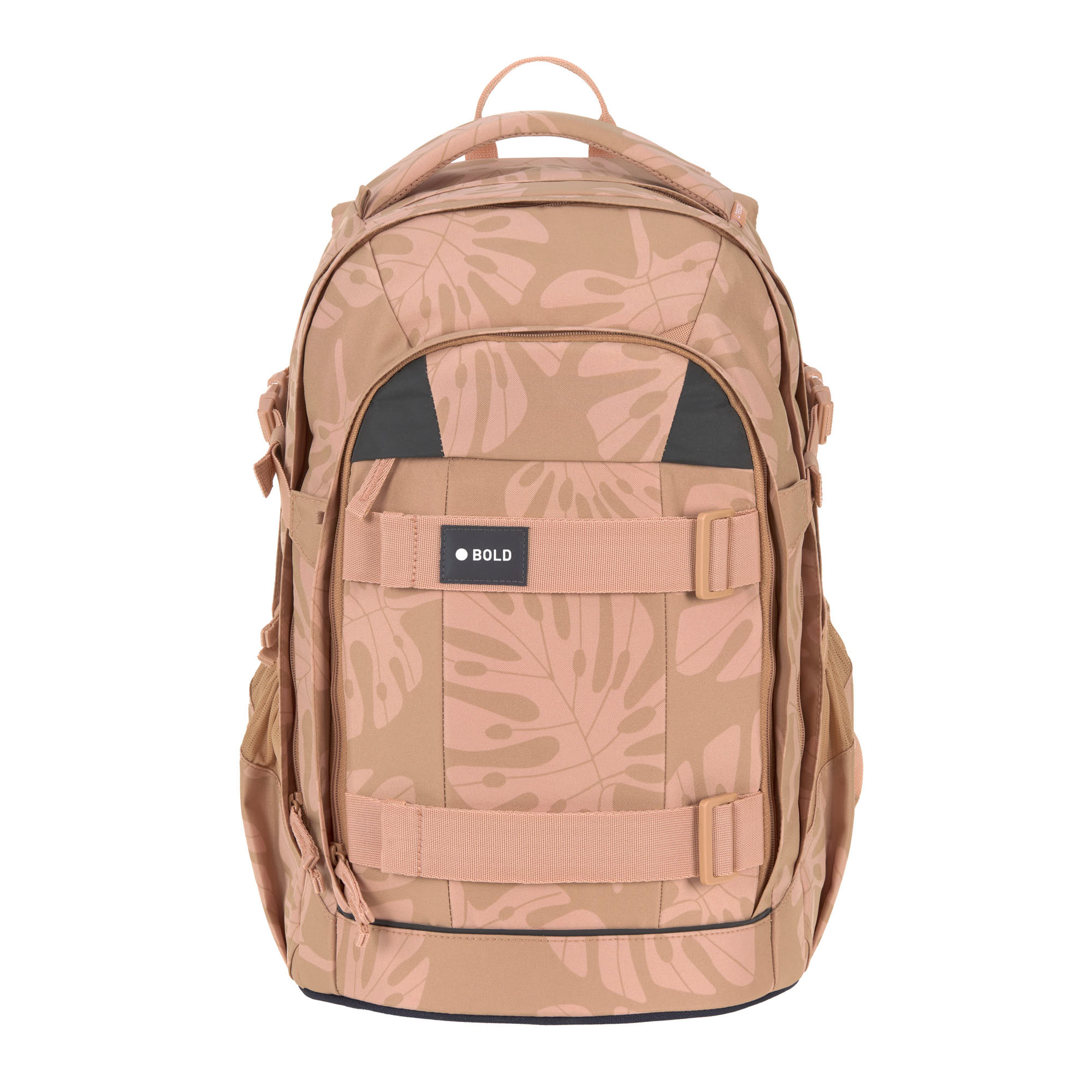 Schulrucksack - BOLD Origin Leaves, Karamell