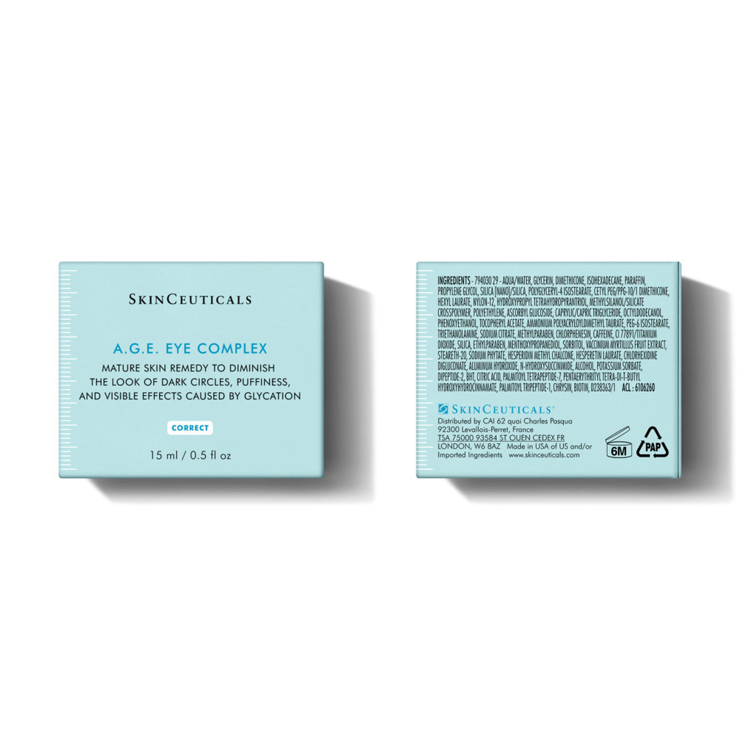 Skinceuticals A.G.E Eye Complex Soin Contour Des Yeux Anti-Rides, Anti-Poches, Anti-Cernes 15 ml
