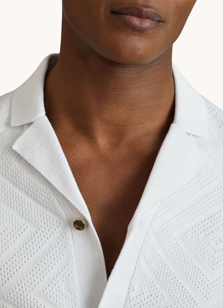 Cămașă texturată Reiss Biarritz Classic Fit