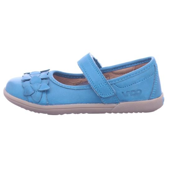 EVADO Ballerinas blau Paula juwel