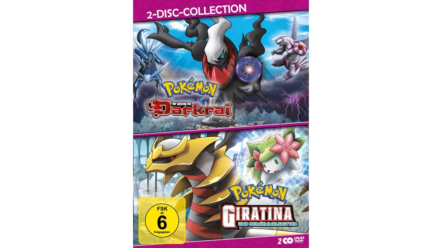 Pokémon: Giratina und der Himmelsritter / Pokémon: Der Aufstieg von Darkrai - 2-Movie-Box  [2 DVDs]