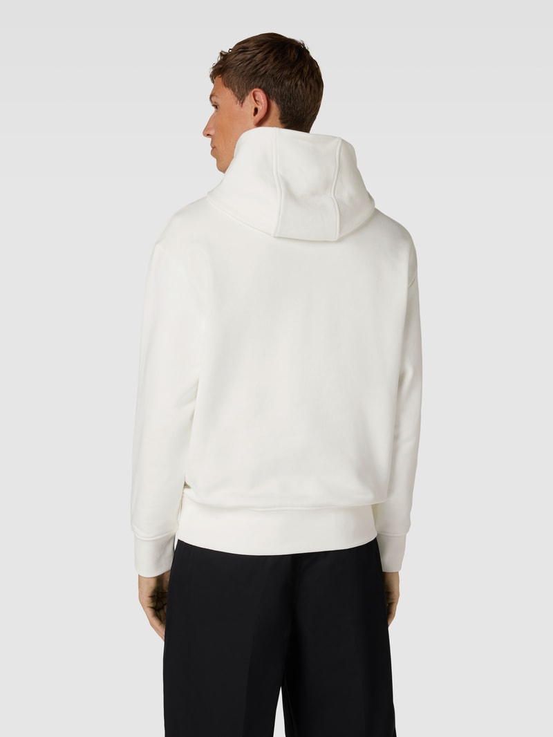 Hoodie mit überschnittenen Schultern Modell 'KANGAROO HD 2.0' in weiß