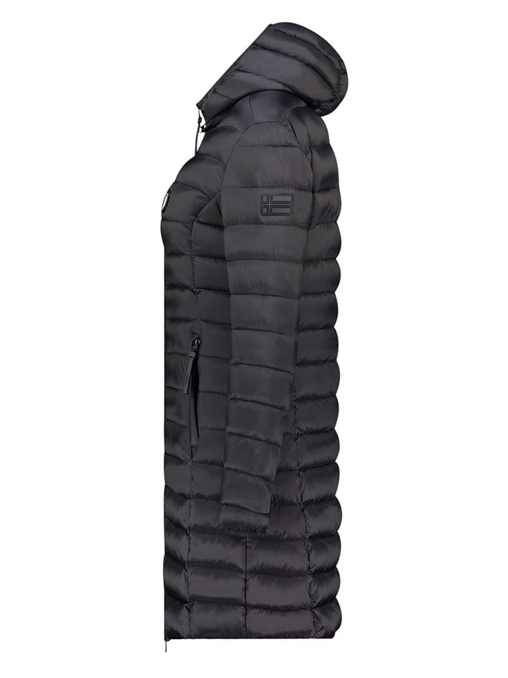 Geographical Norway Steppmantel in Schwarz günstig kaufen