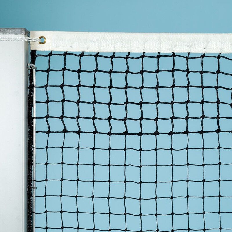 Davis Cup Tennisnetz 2,2mm Mit 6 Doppelreihen - Schwarz