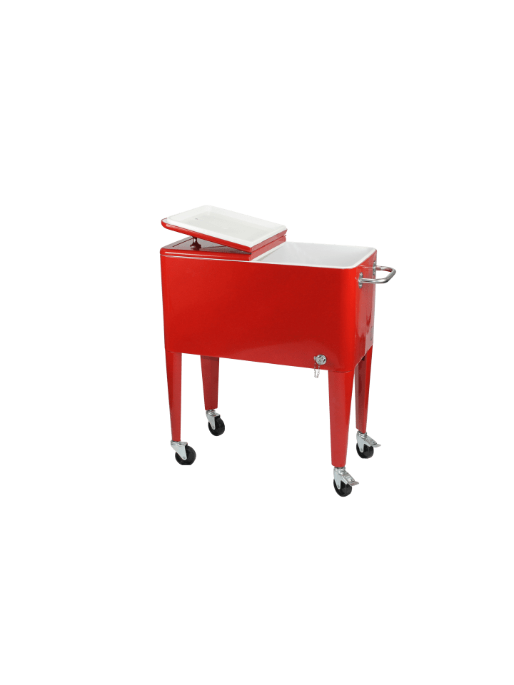 Beachtrekker Kailua Cooler - Kühlbox, Kühlwagen, Getränkekühler, Rot günstig kaufen onesize
