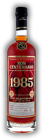 Ron Centenario 1985 Second Batch Ron Centenario 1985 Second Batch Limitierte Edition. 0,7	 Liter - Vol 43%