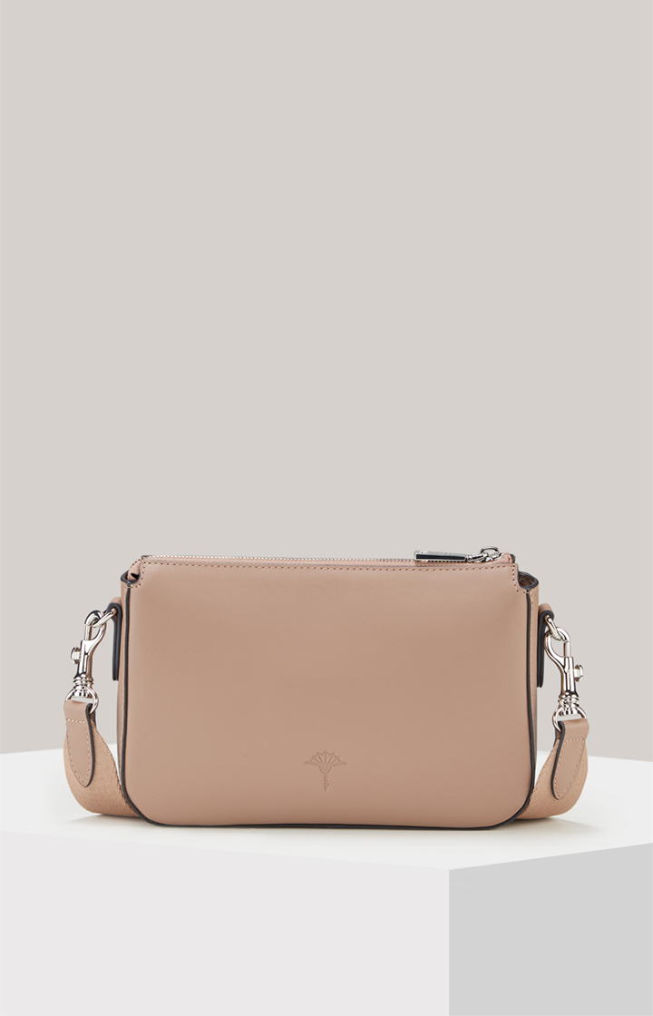 Leder-Schultertasche Sofisticato Jasmina in Mauve