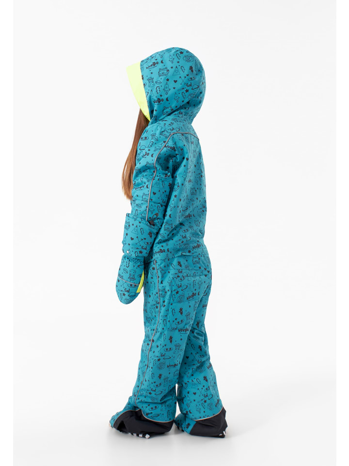 WeeDo Overall COSMO UNIVERSE in petrol neongelb günstig kaufen 92