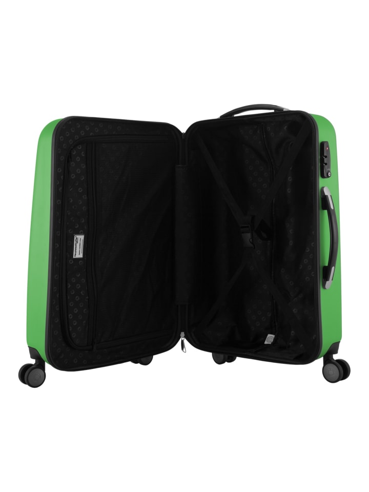 Hauptstadtkoffer Wedding - Handgepäck-Koffer 4 Doppelrollen Hand Luggage TSA in Hellgrün günstig kaufen S