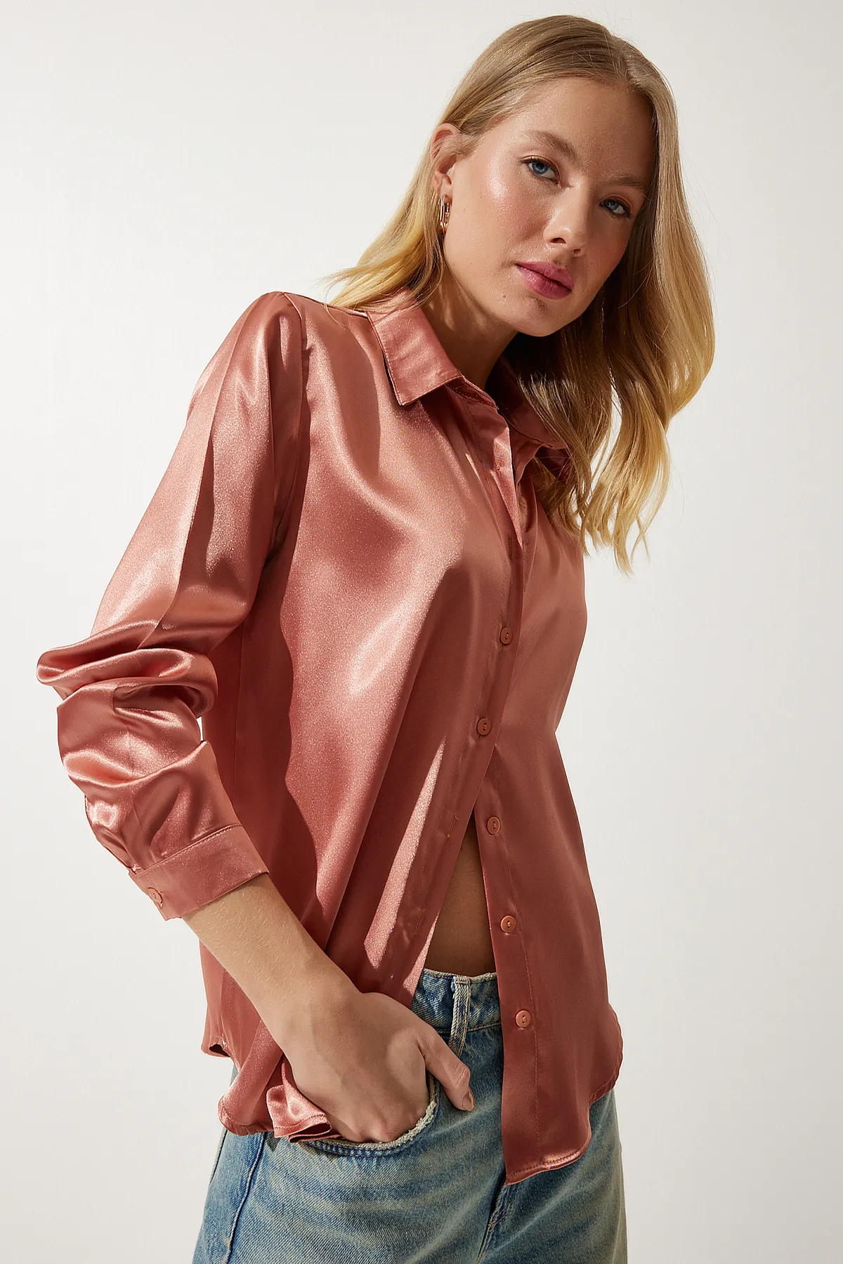 Happiness İstanbul  Hemde - Rosa - Regular Fit