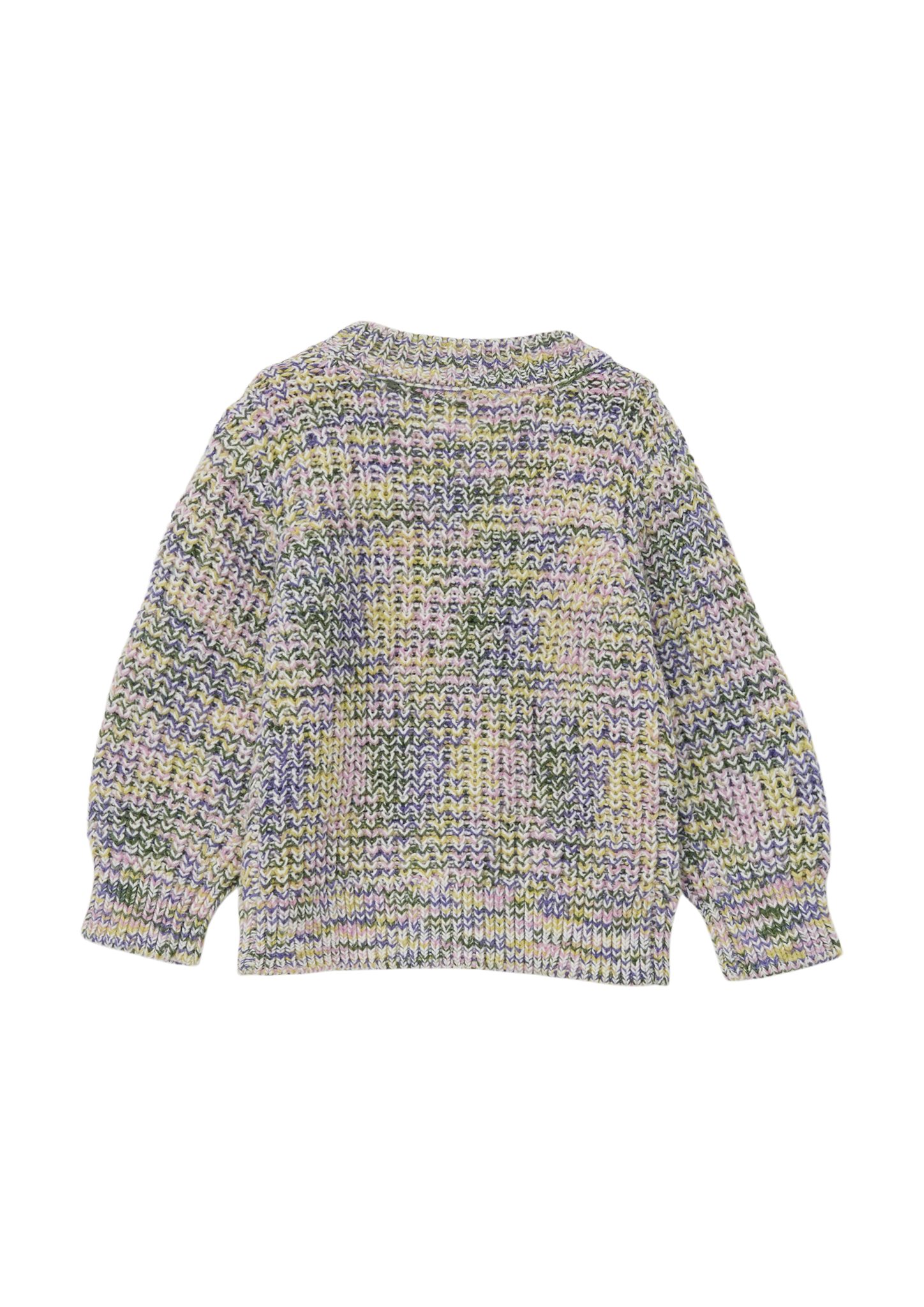 s.Oliver Strickjacke Strickjacke in melierter Optik