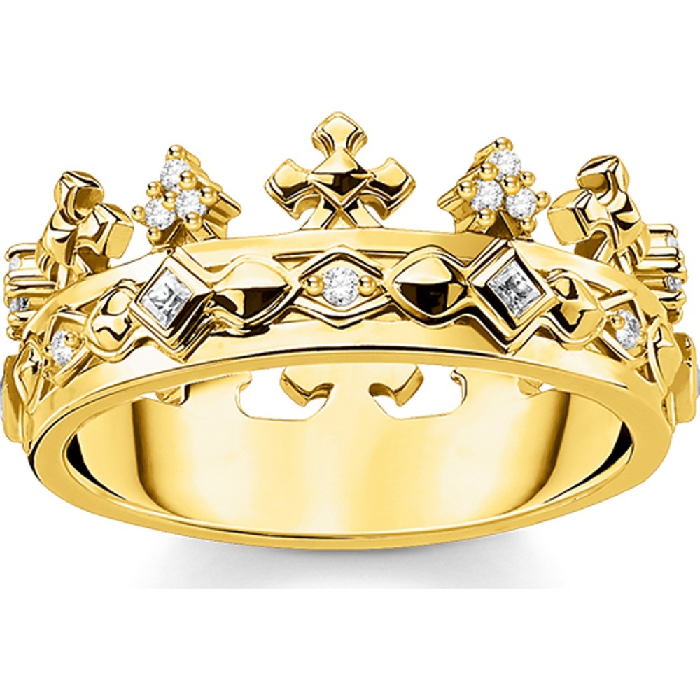 Thomas Sabo Bague pour femme 925 Argent or Bague