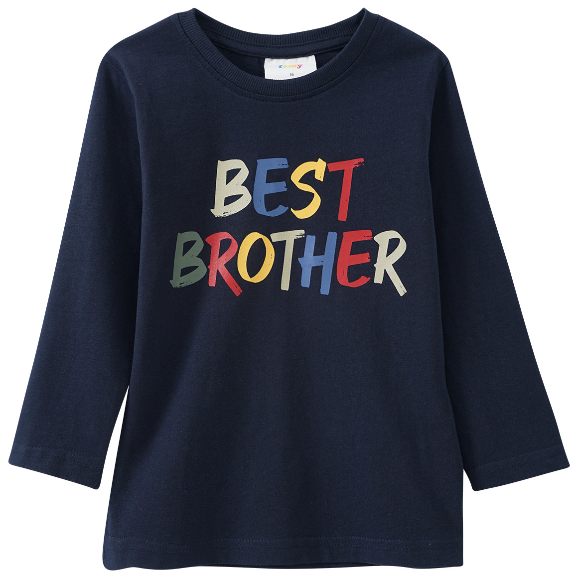Jungen Langarmshirt mit Message-Print