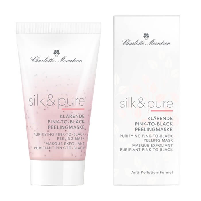 Charlotte Meentzen Silk & Pure Klärende Pink-to-Black-Peelingmaske