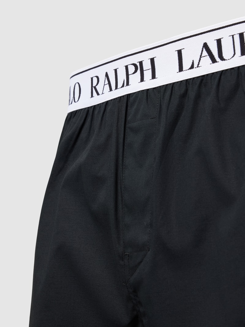 Boxershorts mit Logo-Muster im 3er-Pack in schwarz