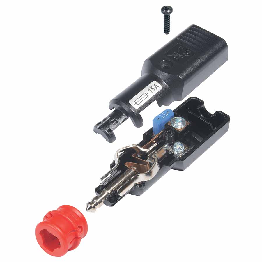 Sicherheitsuniversalstecker mit Sicherung von Pro Car, belastbar bis 15 A, 12/24V Spannung - ATU