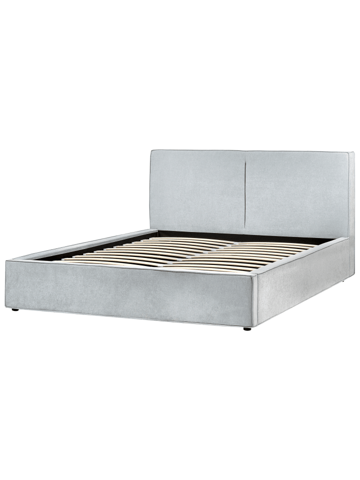 Beliani Doppelbett MOISSAC in Blau/Schwarz - (W) 197 x (H) 108 x (L) 224 cm günstig kaufen onesize