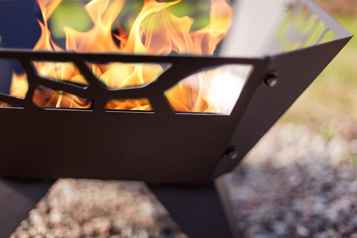 dobar Viereckige Design-Feuerschale für den Garten