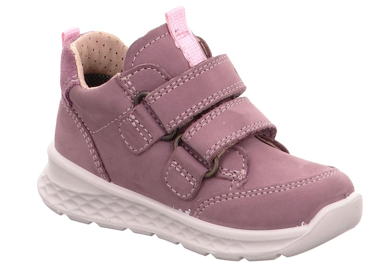 BREEZE - Lila/Rosa Sneaker low mit Klettverschluss