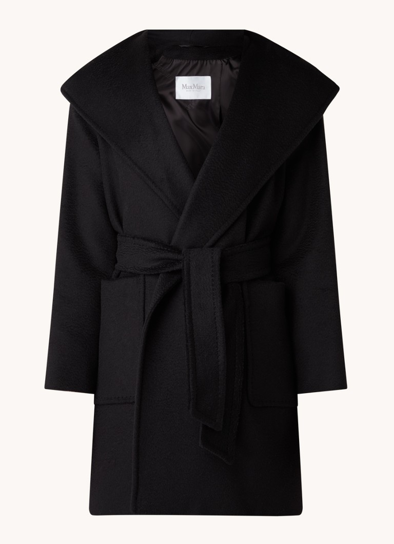 MaxMara Rialto vuneni kaput s remenom za vezanje