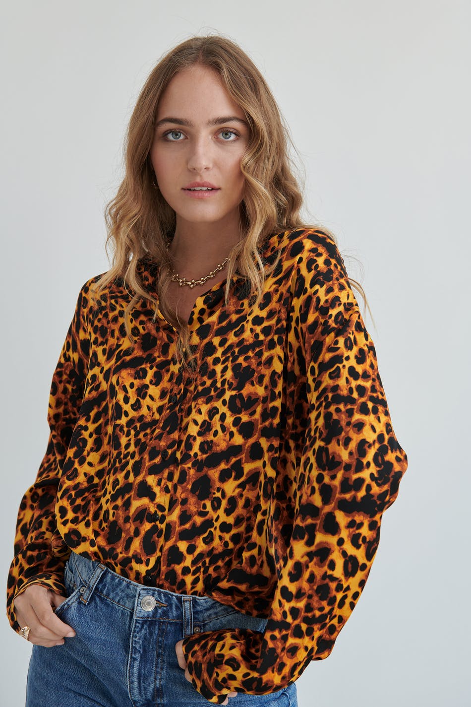 Sydney satin shirt