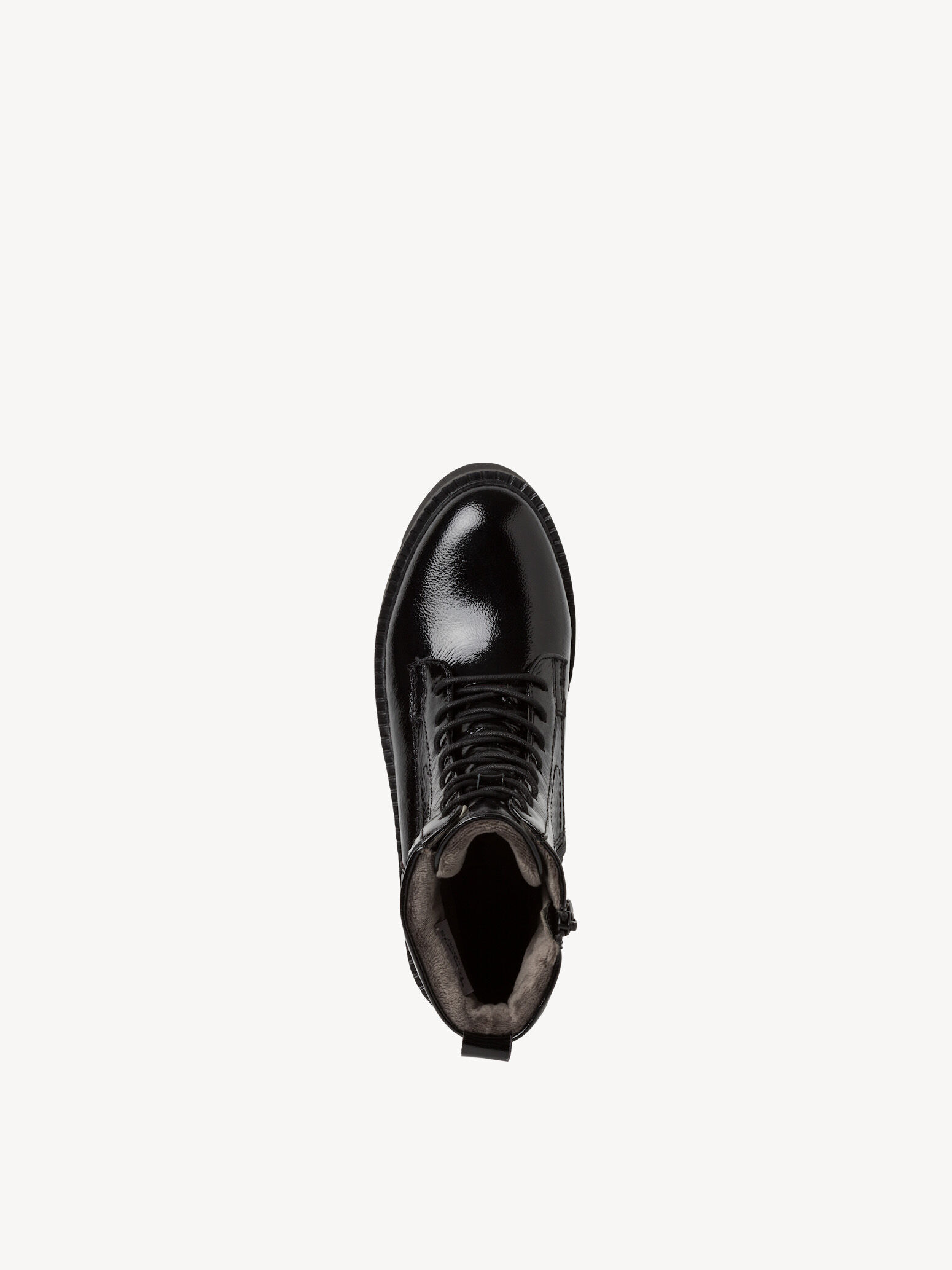 Bottine en cuir - noir