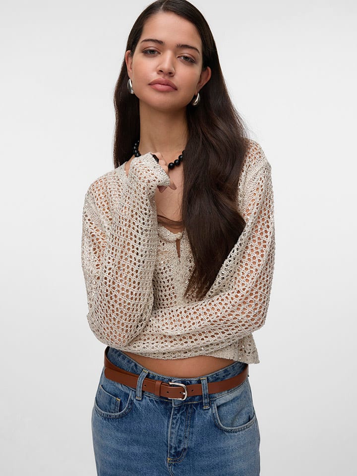 Vero Moda Cardigan in Creme günstig kaufen