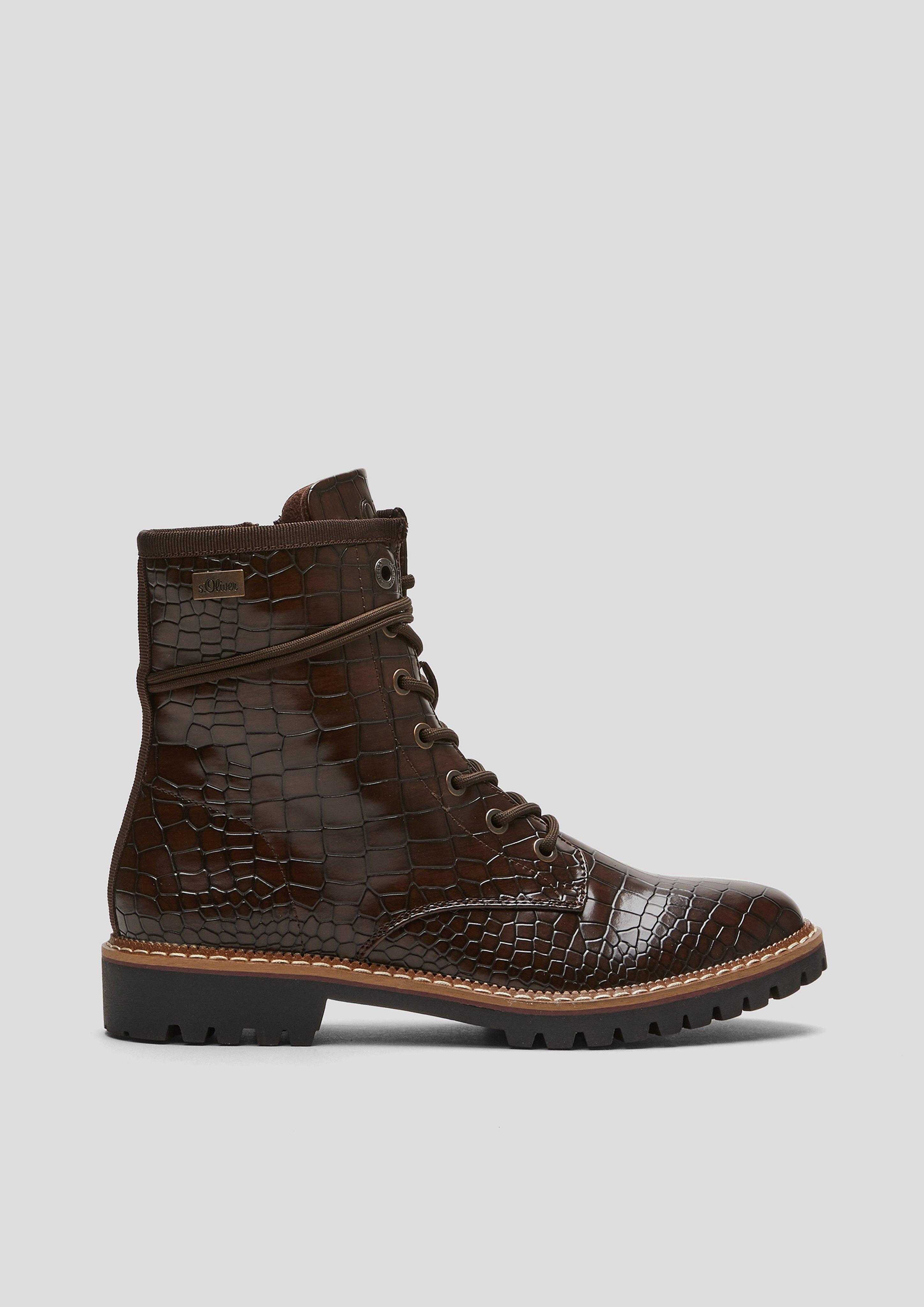 Boots mit Goldmetallic-Details  101.107.101.25237-309