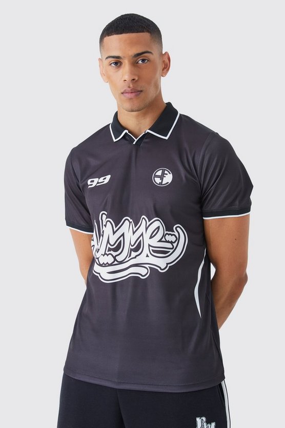 Kurzärmliges Homme Football-Hemd