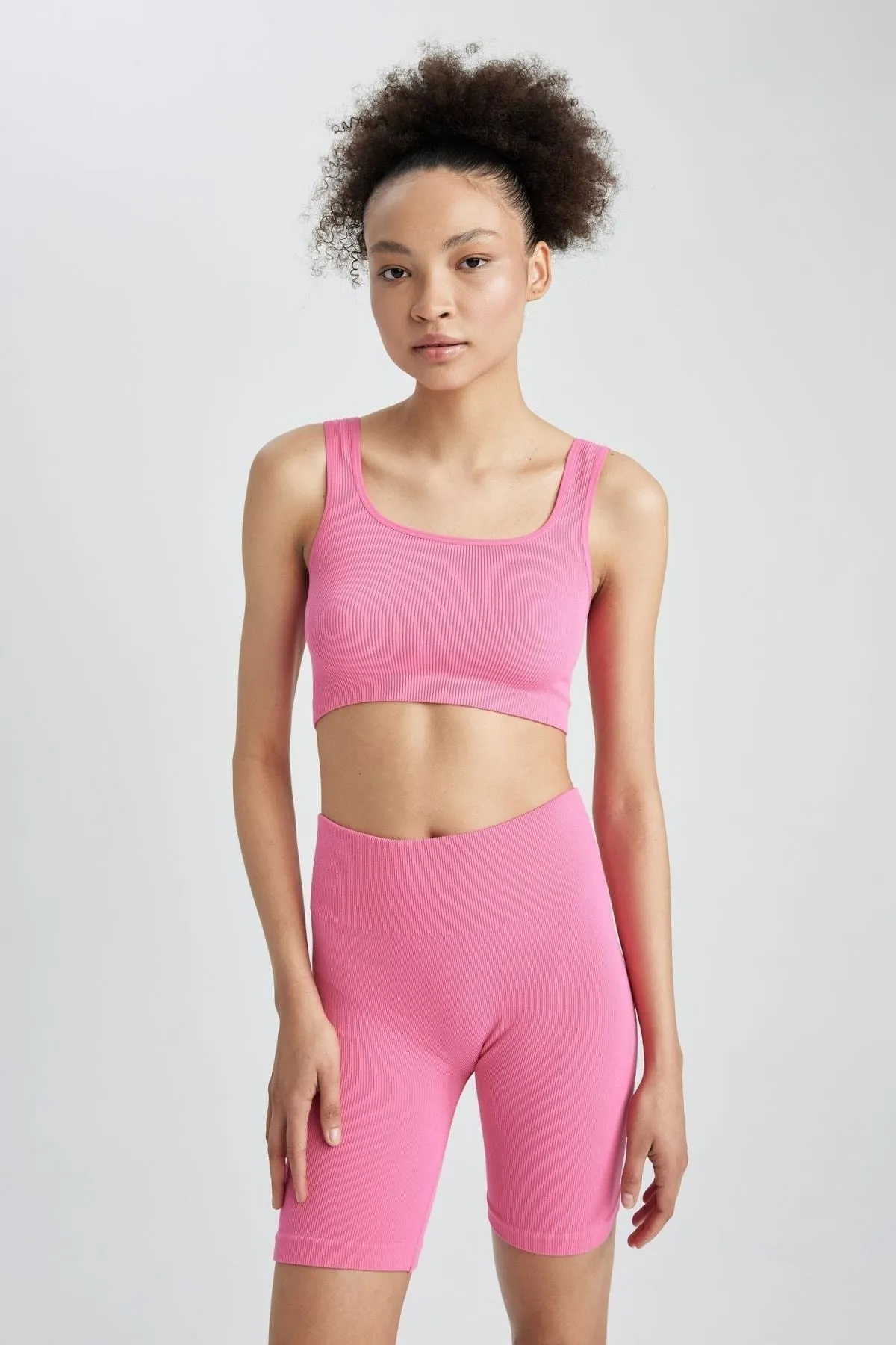 DeFacto  Fit Crop Top Rundhals Sport Bralet Athlete A7324ax23hs