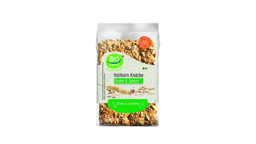 BIO PRIMO Bio Knäckebrot – Dinkel & Saaten 200 g