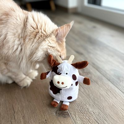 Aumüller Katzenspielzeug Kuh Ella mit Baldrian