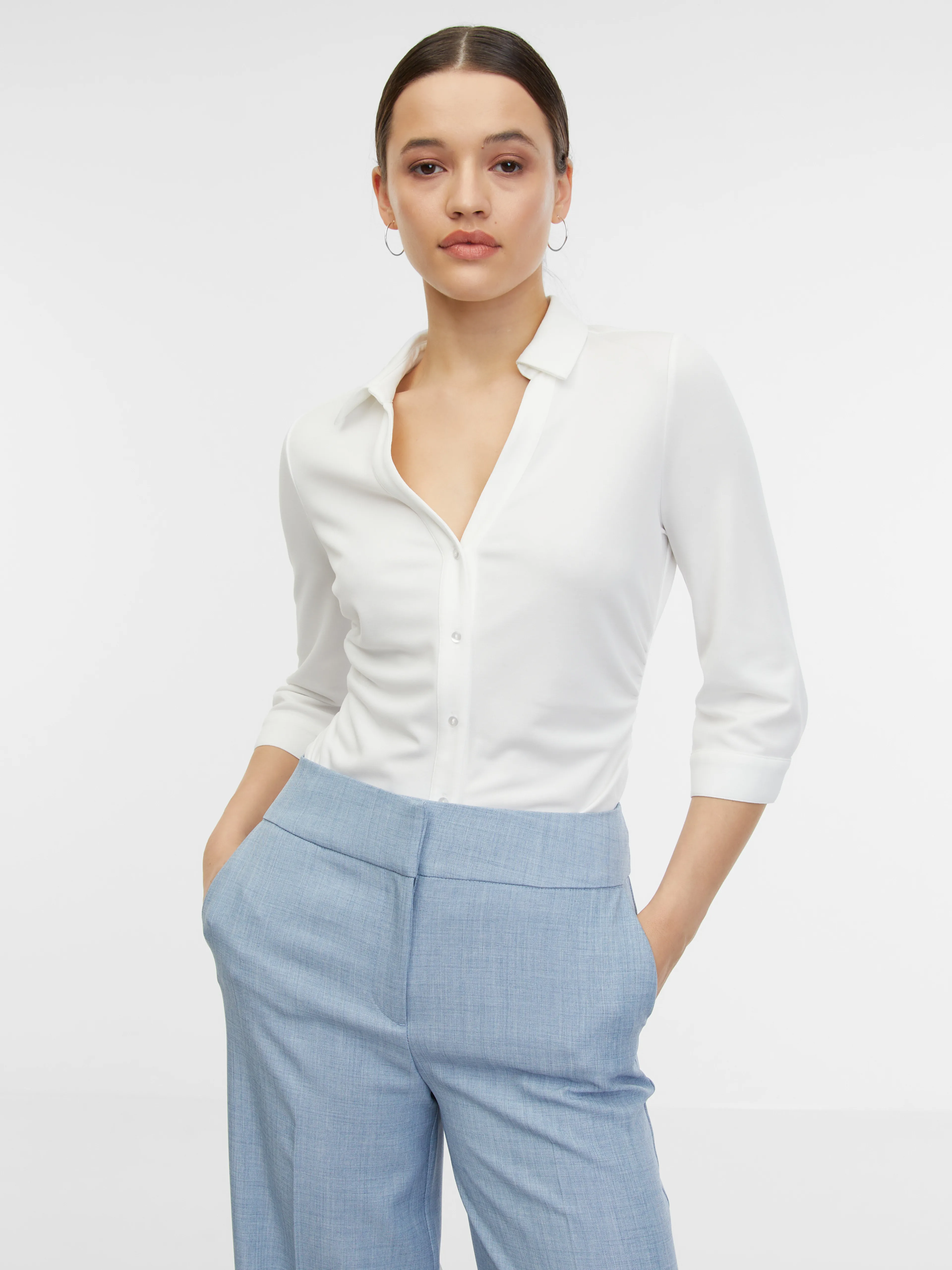 Weiße Bluse ORSAY