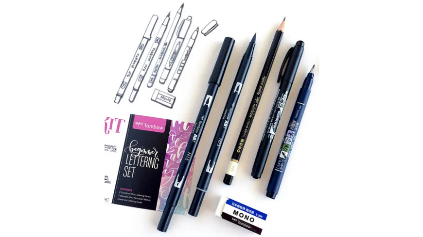 Tombow Handlettering-Set Beginner 6teilig